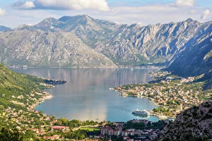Images Dated 28th April 2016: Bay of Kotor and Kotor city
