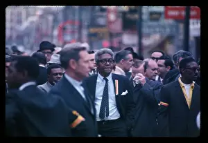 Bayard Rustin During Memorial Ceremony