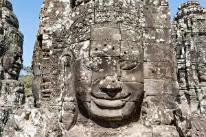 Images Dated 24th December 2015: Bayon temple, Angkor Thom, Siem Reap, Cambodia