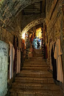 Bazar Gallery: Bazaar in the Old City of Jerusalem, Israel, Middle East