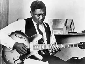 B.B. King Playing Guitar