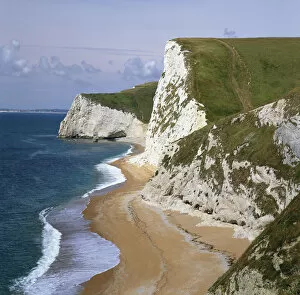 Images Dated 27th March 2012: beach, beauty in nature, cliff, color image, day, dorset, environment, lulworth, nature