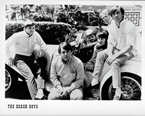 Beach Boys With An Antique Car
