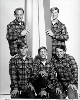 Beach Boys Portrait With A Surfboard