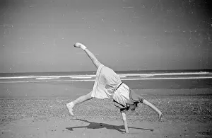 M Rec Seas Beaches Bri Prints: Beach Cartwheel