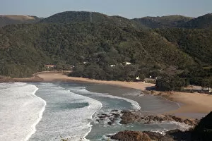Images Dated 5th July 2012: beach, clear sky, color image, colour image, day, daytime, eastern cape, forest, hill
