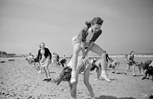 Pp 46 Prints: Beach Leap-Frog