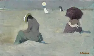 Holland Prints: Beach At Scheveningen