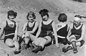 Sunbathing Prints: Beachgoers Wearing Sunburning Stencils