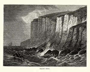 Eastbourne Collection: Beachy Head, 19th Century