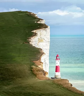 Images Dated 9th September 2013: Beachy Head and Lighthouse
