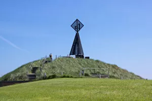Images Dated 30th May 2014: Beacon on the dune, Baltrum, East Frisian Islands, East Frisia, Lower Saxony, Germany