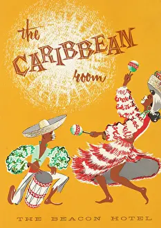 1953 Prints: Beacon Hotel, Caribbean Room