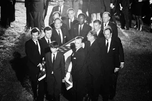Pallbearer Prints: The Bearing of Robert F. Kennedy Casket to Grave