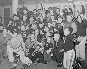 Chicago Bears Prints: Bears Teammates Posing for Camera
