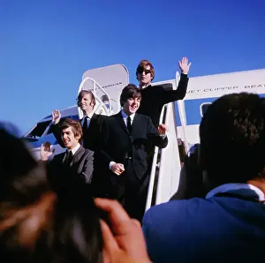 Disembarking Prints: The Beatles Arriving in San Francisco
