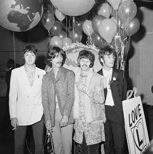 Party Balloon Prints: Beatles at EMI Studios