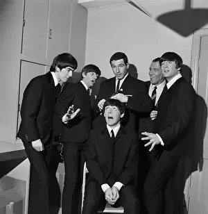 Barber Prints: The Beatles & McDermott Backstage For The Ed Sullivan Show