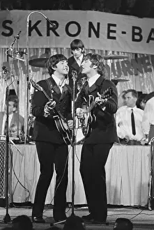 Beatles Prints: Beatles Performing in Germany