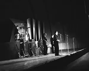 Beatles Performing At The Hollywood Bowl