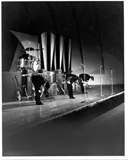 Beatles Performing At The Hollywood Bowl