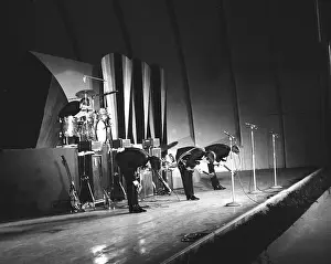 Beatles Performing At The Hollywood Bowl