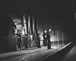 Beatles Performing At The Hollywood Bowl