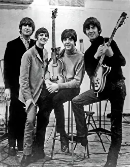 Beatles Portrait In The Studio beatles portrait studio