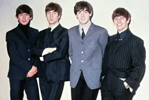 The Beatles Posing Together