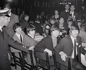 The Beatles at a Press Conference