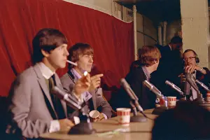 Huty23912 Prints: Beatles Press Conference