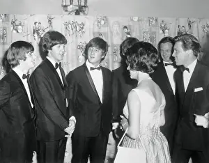 The Beatles with Princess Margaret and Lord Snowdon