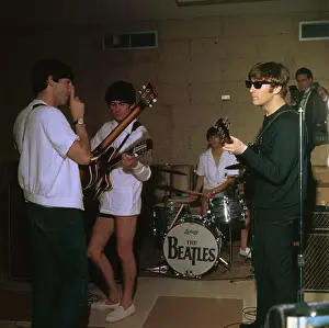 The Beatles Rehearsing