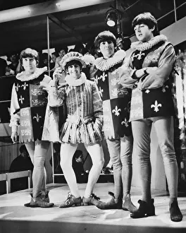 The Beatles Wearing Elizabethan Clothing