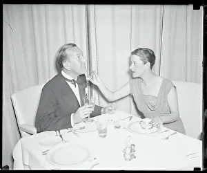 Beatrice Lillie Feeding a Sugar Cube to Noel Coward