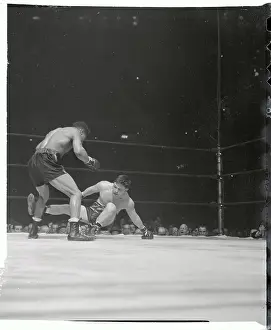 Beau Jack Standing over Morris Reif