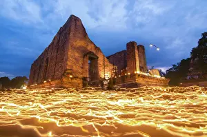 Prints of ansahabucha, asian, background, big, buddhist, light, makhabucha, monk, , bhutan, 861090092 Himalayan Paradise Of Bhutan Prints: Beautiful candle light from buddhists are moving around big Buddha statue in evening