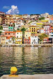 Images Dated 7th September 2018: Beautiful colorful coastal town Parga in Epirus, Greece