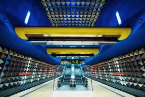 Images Dated 6th February 2017: The Beautiful subway station in Munich, Germany