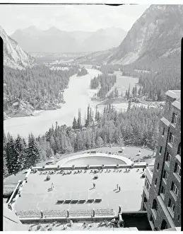 Banff Prints: Beautiful Terrain near Canadian Hotel