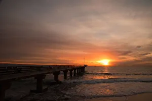 Images Dated 23rd July 2012: beauty in nature, boardwalk, color image, colour image, dusk, hobie beach, horizontal