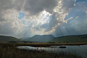 beauty in nature, cloud, day, drakensberg mountain range, hill, horizon, horizon over land
