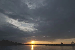 Images Dated 13th November 2010: beauty in nature, color image, dramatic sky, horizontal, kafue river, landscape, no people