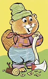 Mascot Prints: Beaver