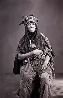 Bedouin Prints: A Bedouin In Raggged Clothes