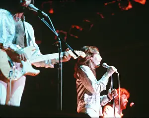 Prints of Pop group Bee Gees, circa 1970. (Photo by Michael Ochs Archives/Getty Images) A Visual Journey Through the Legendary Brothers’ Timeless Legacy: The Bee Gees