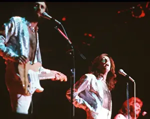 Prints of Pop group Bee Gees, circa 1970. (Photo by Michael Ochs Archives/Getty Images) A Visual Journey Through the Legendary Brothers’ Timeless Legacy: The Bee Gees