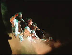 Prints of Pop group Bee Gees, circa 1970. (Photo by Michael Ochs Archives/Getty Images) A Visual Journey Through the Legendary Brothers’ Timeless Legacy: The Bee Gees