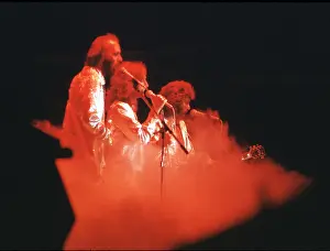 Prints of Pop group Bee Gees, circa 1970. (Photo by Michael Ochs Archives/Getty Images) A Visual Journey Through the Legendary Brothers’ Timeless Legacy: The Bee Gees