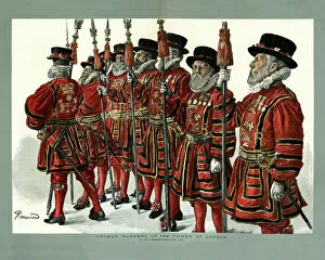 Images Dated 17th January 2015: Beefeaters from the Tower of London